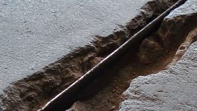 Nivellement du sol dans un nouveau bâtiment