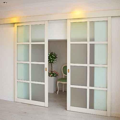 Doubles portes intérieures coulissantes