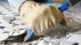 Réparation de sol en béton