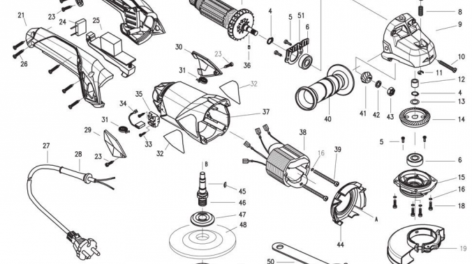 Détails du broyeur y compris la partie électrique