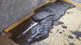 Couler une chape en béton