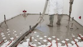 Pose d'un plancher chauffant