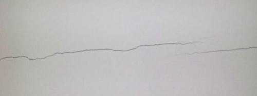 Fissure dans la construction de cloisons sèches