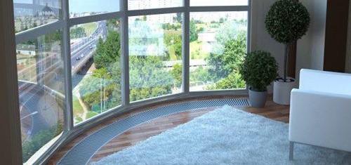 Fenêtres panoramiques à double vitrage