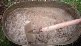 Chape semi-sèche pour argile expansée