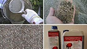 La composition de la solution pour le chauffage au sol de l'eau de la chape