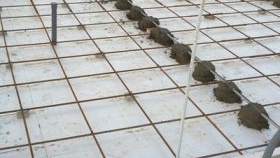 Pose de chape béton