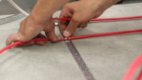 Pose d'un plancher chauffant électrique