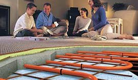 Chauffage au sol sous stratifié