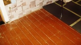 Préparation du sol pour le stratifié