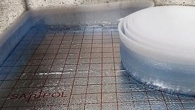 Installation de chauffage au sol avec chape