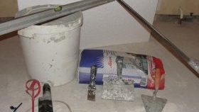 Pose de chape béton