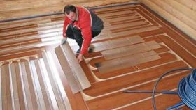 Sol chaud sans chape