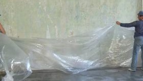 Entretien d'une chape semi-sèche