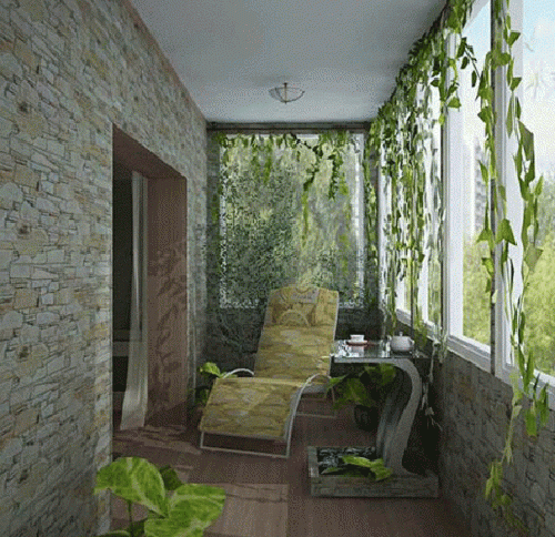 Décoration murale loggia