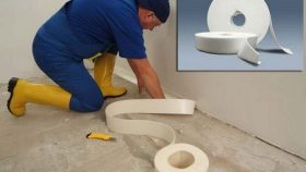 Remplissage du sol autonivelant