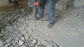 Alignement de l'ancienne chape