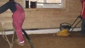 Chape de sol rugueuse