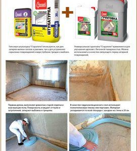 Alignement de l'ancienne chape