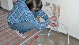 chauffage au sol électrique en carrelage