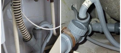 Raccordement du lave-linge à l'évacuation