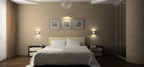 Plafond en plaques de plâtre avec rétro-éclairage