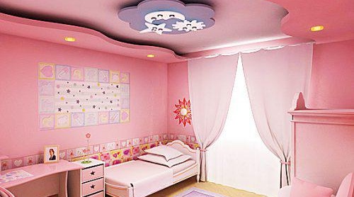 Plafonds en plaques de plâtre dans la pépinière