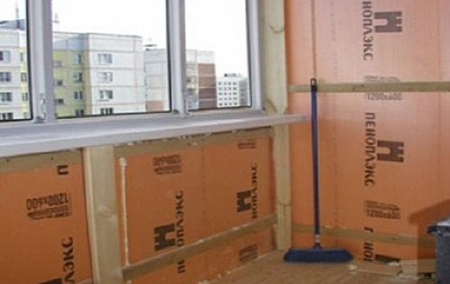 Isolation du balcon avec penofol