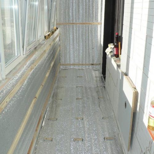 Isolation du balcon avec penofol