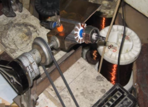 Enrouleur d'induit avec compteur d'enroulement