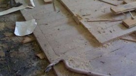 Préparation du sol pour le stratifié