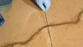 Réparation de sol en béton