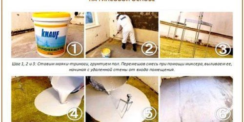 Technologie de sol autonivelant