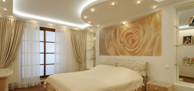 Chambre pour une fille avec un demi-cercle