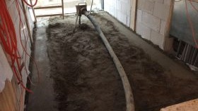 Caractéristiques d'une chape semi-sèche