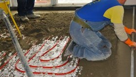 épaisseur de la chape du chauffage au sol