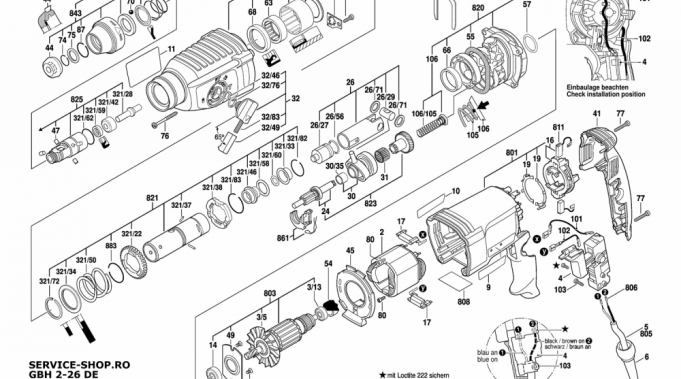 Perforateur schématique Bosch 2-26