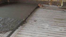 pose d'un plancher chauffant électrique
