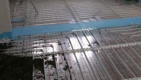 Réalisation d'une chape sèche dans l'appartement