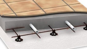 L'épaisseur de la chape d'eau