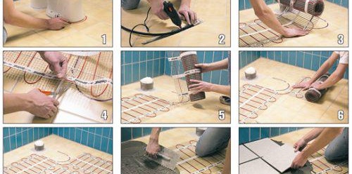 Carrelage pour sols chauds