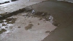 L'épaisseur de la chape d'eau