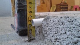 Épaisseur de la chape