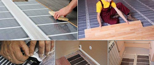 Le dispositif du sol en film sous le stratifié