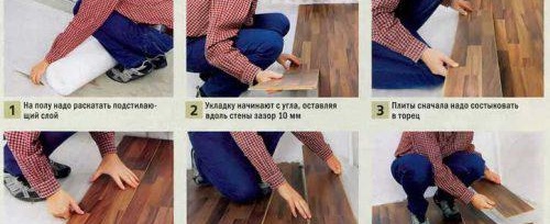 Pose de stratifié sur sol en béton