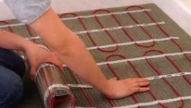 Chauffage au sol électrique sans chape