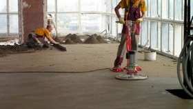 Examens des chapes semi-sèches