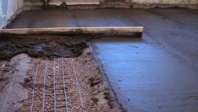 Couler une chape en béton