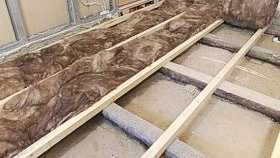 Insonorisation sous la chape