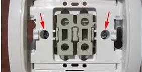 vis de fixation de l'interrupteur